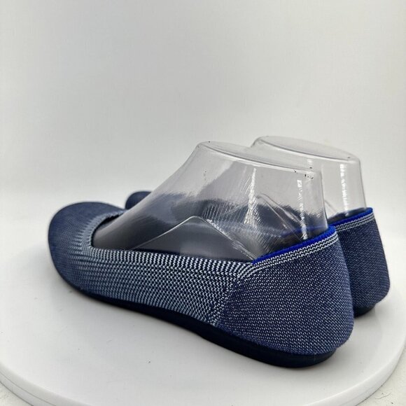 Rothy's The Flat Grey Textile Slip On Ballet Classic Comfort Women Shoes Sz 6.5 - Picture 7 of 13